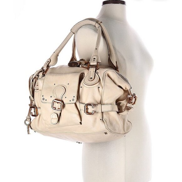 Chloé パディントン CREME クリーム 人気 Chloé Cream colored small Paddington bag | TheDoubleF